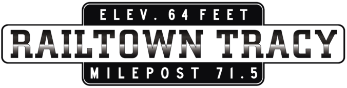Railtown Tracy Signpost Logo